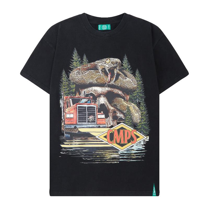 Dead End Tee Vintage Wash (Black)